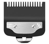 Set di protezioni per tagliacapelli Wahl, compatibile con Wahl 1/2 Clipper Guard, 1/16" 1,5 mm, set di protezioni per tagliacapelli in metallo per stilisti e barbieri professionisti