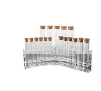 Set Di Provette In Vetro, Provette Con Tappi Di Sughero E Portaprovette(6 holes 25 * 200 with bracket)