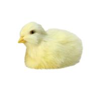Set di pulcini pasquali, mini pulcini in plastica di peluche, statuette di pulcini pasquali, topper per torte, statue di animali della fattoria, decorazioni da tavola per bomboniere pasquali