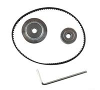 Set di pulegge di sincronizzazione meccanica, 20 e 36 denti, foro da 5 mm, con cinghia e chiave per trasmissione sincrona in perforazione CNC fresatura attrezzature per stampa 3D