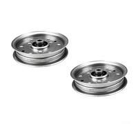 Set di pulegge folle per tosaerba cadetti 2 argento compatibile con ponti 38 42 46 54 pollici Sostituzione OEM per 756 04129 956 04 Heavy Duty Facile installazione Cinghia liscia Fidanzamento