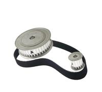 Set di pulegge for cinghie di riduzione HTD5M 12T:60T Rapporto 1:5/5:1 80mm Kit ingranaggi a distanza centrale Albero 5M-360 Puleggia for cinghia dentata