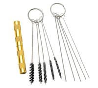 Set di pulizia per aerografo | per aerografia | Ago portatile in acciaio inossidabile per ugelli e tubi flessibili | Lavoro artigianale per artisti e artigiani