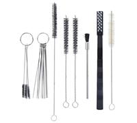 Set di Pulizia per Aerografo, Strumenti per la Pulizia della Verniciatura 'aerografo 21 Pezzi Set Kit di Pulizia Accessorio Hardware Utensile Manuale Parti 'aerografo, attrezzi pulizia carburatore