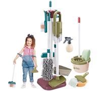 Set di pulizia per bambini, set di pulizia per bambini 15 pezzi/ giocattolo, finta il gioco per