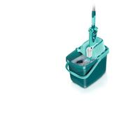 Set di pulizia per pavimenti Leifheit Combi XL 55360, mocio con secchio strizzatore da 12 L e copertura micro duo, mop per pavimenti da 42 cm.