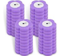 Set di pulizia per WC, usa e getta, con 18 fragranze marine intercambiabili, testine di ricarica per profumi marini, accessori per WC per bagno (36 teste viola)