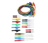 Set di Puntali Kit con Spina a Banana 4 Mm Kit di Puntali con Spina a Banana 4 Mm, Kit di Test Elettronici Professionali con Buona conduttività per le Case