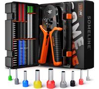 Set di Puntalini 9 Tipi [0,25-10mm²] Capicorda Elettrici a Crimpare Pinza