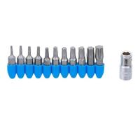 Set di punte 6,3 mm (1/4) - Profilo Torx, 11 pz - Precisione e Versatilità, Acciaio - D-Work