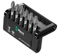 WERA MINI-CHECK IMPAKTOR 3 05057692001 KIT INSERTI 6 PARTI CROCE POZIDRIV