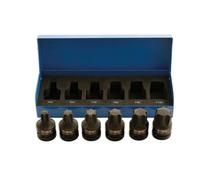 Laser Tools Resistente Torx Misura Presa Set Punte 1.3cmD 6pc 4947