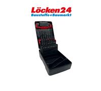 Würth Heller 0625000019 - Set di punte elicoidali HSS, DIN 338, tipo RN, 118°, 19 pezzi, 1-10 mm