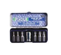 Laser Tools Set Punte a Stella 7pc 0595