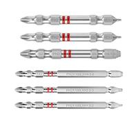 Set di Punte Avvitatore Esagonali 6 Pezzi con Codolo Esagonale di | Set Cacciaviti a Stellina per Lavorazione Metalli, Mobili, Armadi, Riparazioni Domestiche, Falegnameria