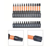 Set di punte cacciavite versatile con 26 pz T7 T40 taglie 25 mm 50 mm lunghezze
