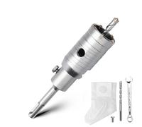 Set di punte da 38 mm con adattatore SDS plus 110 mm e punta di centraggio 8 x 110 mm, per muratura e calcestruzzo