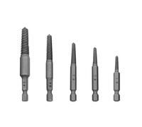 Set di punte da trapano, Estrattore for viti esagonali da 5 pezzi, set di punte trapano for rotte, estrattore for, facile rimozione bulloni, utensili for la lavorazione del legno