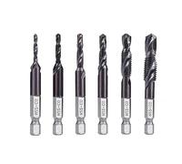 Set di punte da trapano, Metric HSS VAPO Coated Thread Tap Drill Bit Set M3-M12 1/4 Hex Shank(M12)