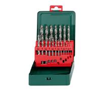 Set di punte da trapano per metallo HSS-G, 19 pezzi, da 1 a 10 mm
