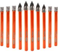 Set Di Punte Diamantate a Secco - 5 Pezzi Di Punte per Piastrelle Da 6 Mm E 5 P