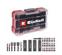 Set di punte e bussole a percussione originale Einhell M-CASE da 35 pezzi (punte da 25 mm, punte da 50 mm, bussole esagonali, bussole lunghe, adattatore per bussole, portapunte da 60 mm)