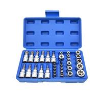 Set di punte e bussole a stella per un trasferimento efficiente delle coppie nel set di chiavi a stella