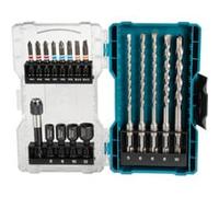 Makita E-07026 - Set di punte e trapano, 18 pezzi