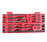 Set di punte e scarpate SDS Plus in custodia 12 pezzi
