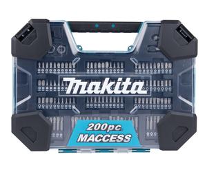 Set di punte e trapani MAKITA 200 pezzi in valigetta di plastica E-22610