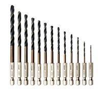 Set di punte elicoidali con gambo esagonale, fresa for fori in legno e metallo, utensile for carotaggio, punte al cobalto da 1,5, 2, 2,5, 3, 3,5, 4, 5, 6 mm.(3pcs 4.0mm)