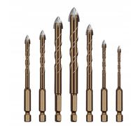 Set di Punte Elicoidali Rosfix per Vetro/Ceramica 3|12 mm | Carburo