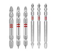 Set di Punte Esagonali 6 Pezzi per Avvitatore Elettrico | Set Cacciaviti a Stellina per Riparazioni Domestiche, Lavorazione del Legno e dei Metalli, Mobili, Armadi,