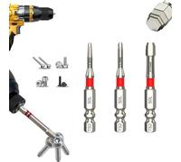 Set di punte esagonali a gradino, set di punte per cacciavite magnetico a | Per dimensioni esagonali di 1,5-2 mm, 2,5-3 mm, 4-5-6 mm, per trapani e chiavi