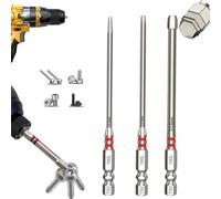 Set di punte esagonali a gradino, set di punte per cacciavite magnetico a | Per dimensioni esagonali di 1,5-2 mm, 2,5-3 mm, 4-5-6 mm, per trapani e chiavi