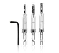 Set di punte esagonali da 3 pezzi, chiave esagonale, set di punte di centraggio, punta autocentrica, set di fori per porta, punte di centraggio a cerniera, utensili per la lavorazione del legno