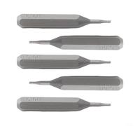 Set di punte esagonali H4 x 28 mm H0,7 H0,9 H1,5 per lavori di precisione, codolo da 4 mm per kit mini bit (5 x H0,9)