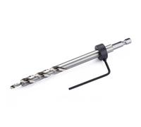 Set di punte esagonali HSS da 1/4", con chiave esagonale da 3/8", codolo con manicotto di arresto profondo, per trapano tascabile Kreg Jig Master System