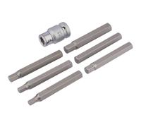 Set Di Punte Esagonali Metriche Draper Con Supporto 1/2"D 6 A 12Mm 7 Pezzi 83564
