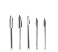 Set Di Punte For Intaglio Del Legno Compatibili Con Utensili Rotanti Dremel Con Gambo Da 1/8" For Intaglio Fai Da Te, Foratura E Microscultura(5pcs)