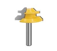 Set di punte for router 1PC, gambo da 8 mm, strumenti for la lavorazione del legno, fresa, punta for router con blocco a 45 gradi(6X1-9.52)