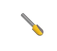Set Di Punte For Router Con Gambo Da 6 Mm Punta For Scatola Centrale Punta For Naso Rotondo Punta For Scanalatura A V A 90 Gradi For Strumenti For La Lavorazione Del Legno(Round nose bit6.35mm)