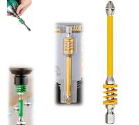Set di punte magnetiche anti-slittamento con molla, 2025 New Strong Magnetic Durability Screwdriver Drill Bit Set, One Push to Eject Quickly for Cordless Drills and Hand Tools (1pcs-b)