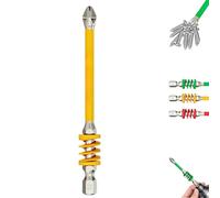 Set di punte magnetiche antiscivolo con molla 2025 New Strong Magnetic Durability Screwdriver Drill Bit Set, One Push to Eject Quickly, No More Slipping of Saw Teeth (90 mm)