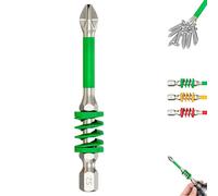 Set di punte magnetiche antiscivolo con molla 2025 New Strong Magnetic Durability Screwdriver Drill Bit Set, One Push to Eject Quickly, No More Slipping of Saw Teeth (65 mm)
