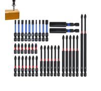 Set di punte magnetiche per cacciavite, set di 39 punte esagonali ergonomiche antiscivolo, per la riparazione della casa, lavorazione dei metalli, tetti, lavorazione del legno, mobili, hobby