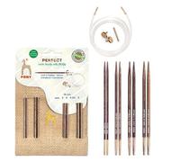 Set di punte per aghi intercambiabili Pony Perfect Just Jute 14 cm