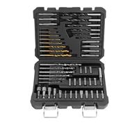 Set di punte per avvitatore Kit da 50 Pezzi con Strumenti di Precisione | Punte da Trapano in Metallo Per riparazioni, lavorazione del legno, lavorazione dei metalli, mura