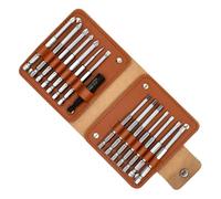 Set di punte per cacciavite, 15 pezzi, in acciaio, 6,35 mm | Assortimento di teste comuni per manutenzione domestica in spazi ristretti