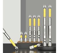 Set di punte per cacciavite 2025 con punte magnetiche e sistema di cambio rapido per un fissaggio efficiente delle viti e uno scambio rapido delle punte in attività domestiche e professionali (6)